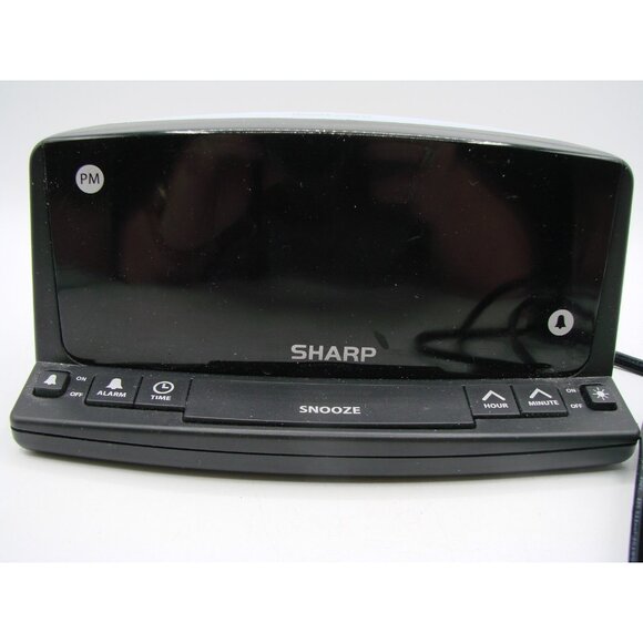 Sharp Alarm Clock Jumbo Display With Night Light Model No. SPC1225 Cord Electric - Picture 4 of 12